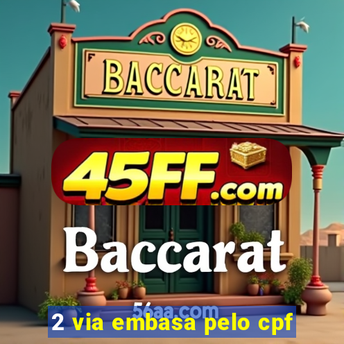 2 via embasa pelo cpf